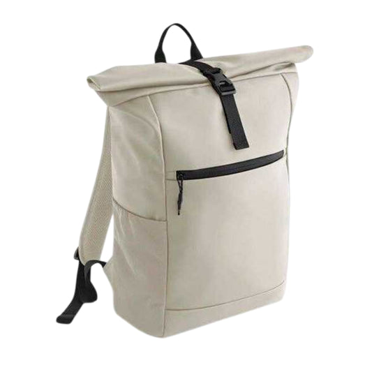 Natural Stone - Front - Bagbase Athlux Roll Up Backpack