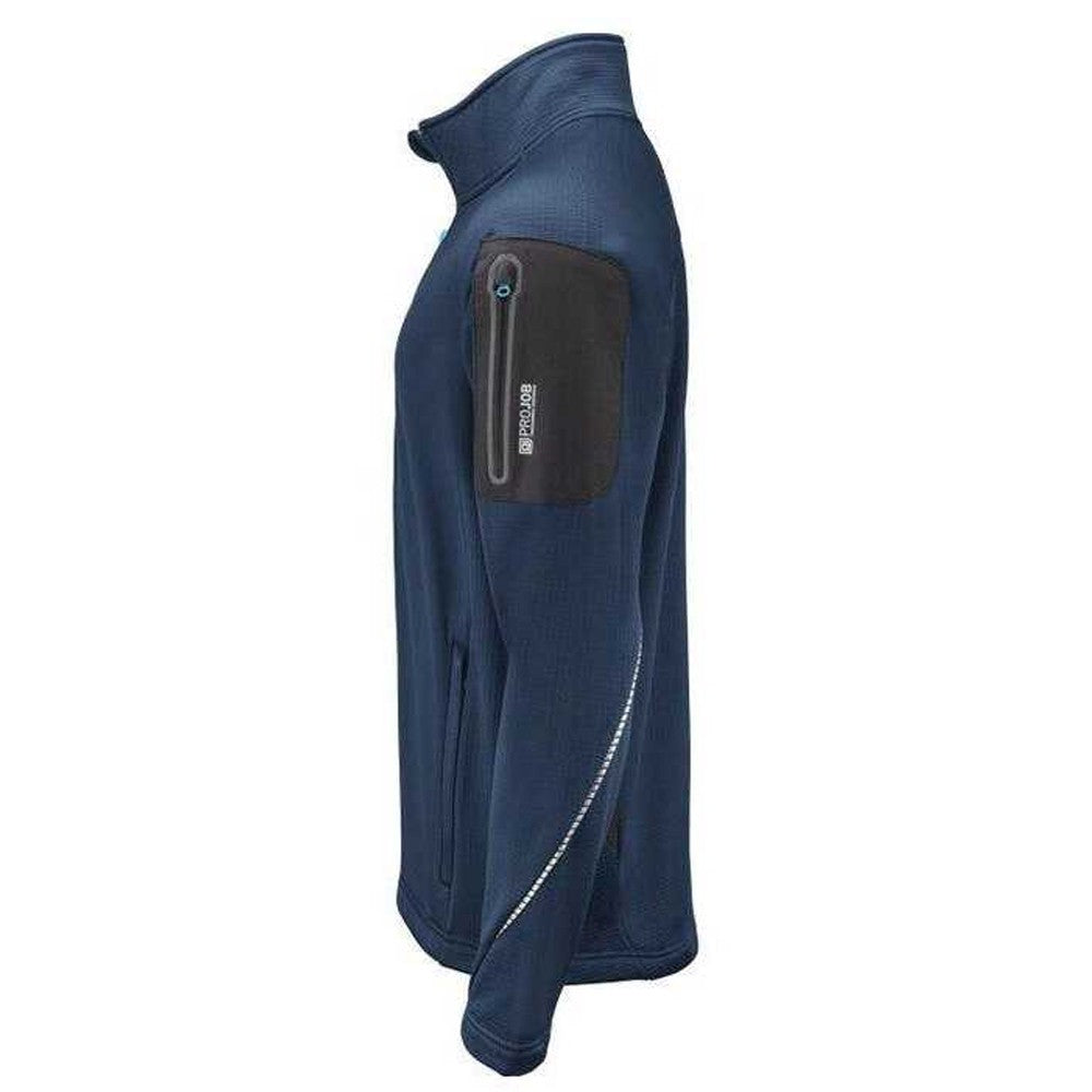 Navy - Lifestyle - Projob Mens 3319 Microfleece Fleece Jacket