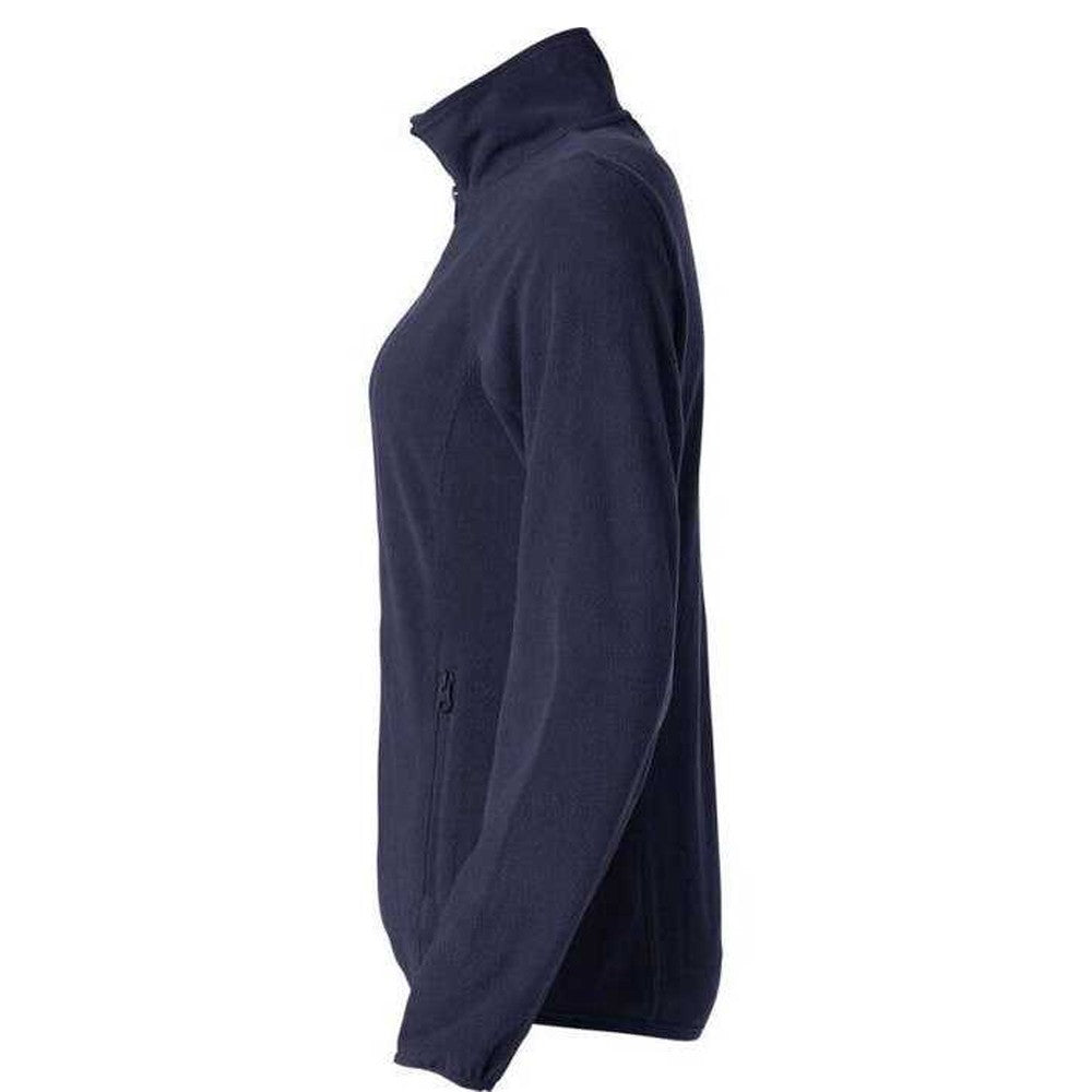 Dark Navy - Lifestyle - Clique Womens-Ladies Basic Microfleece Fleece Jacket