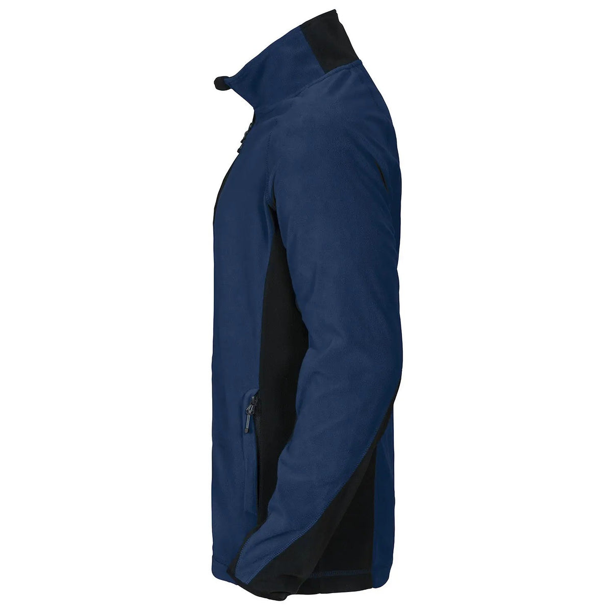 Navy - Lifestyle - Projob Mens Prio Microfleece Raglan Fleece Jacket