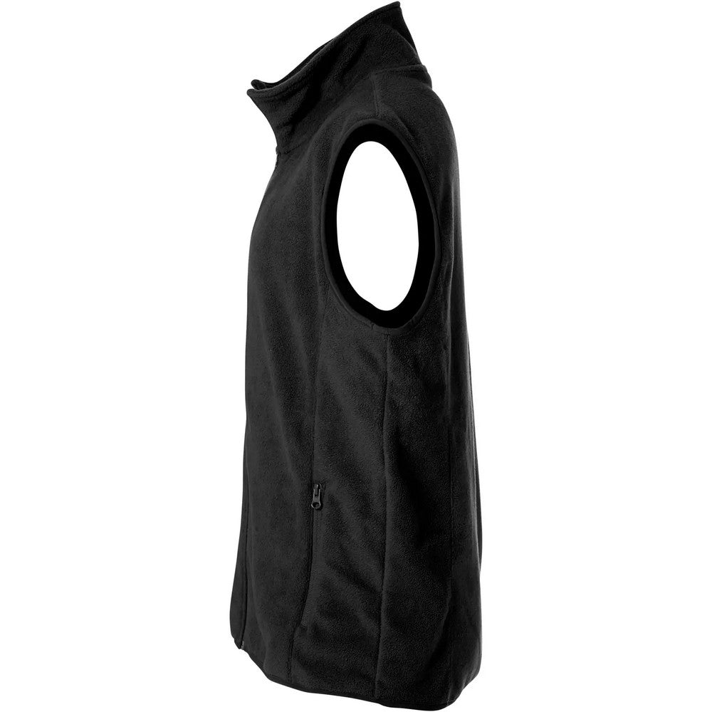 Black - Lifestyle - Clique Mens Basic Polar Fleece Gilet
