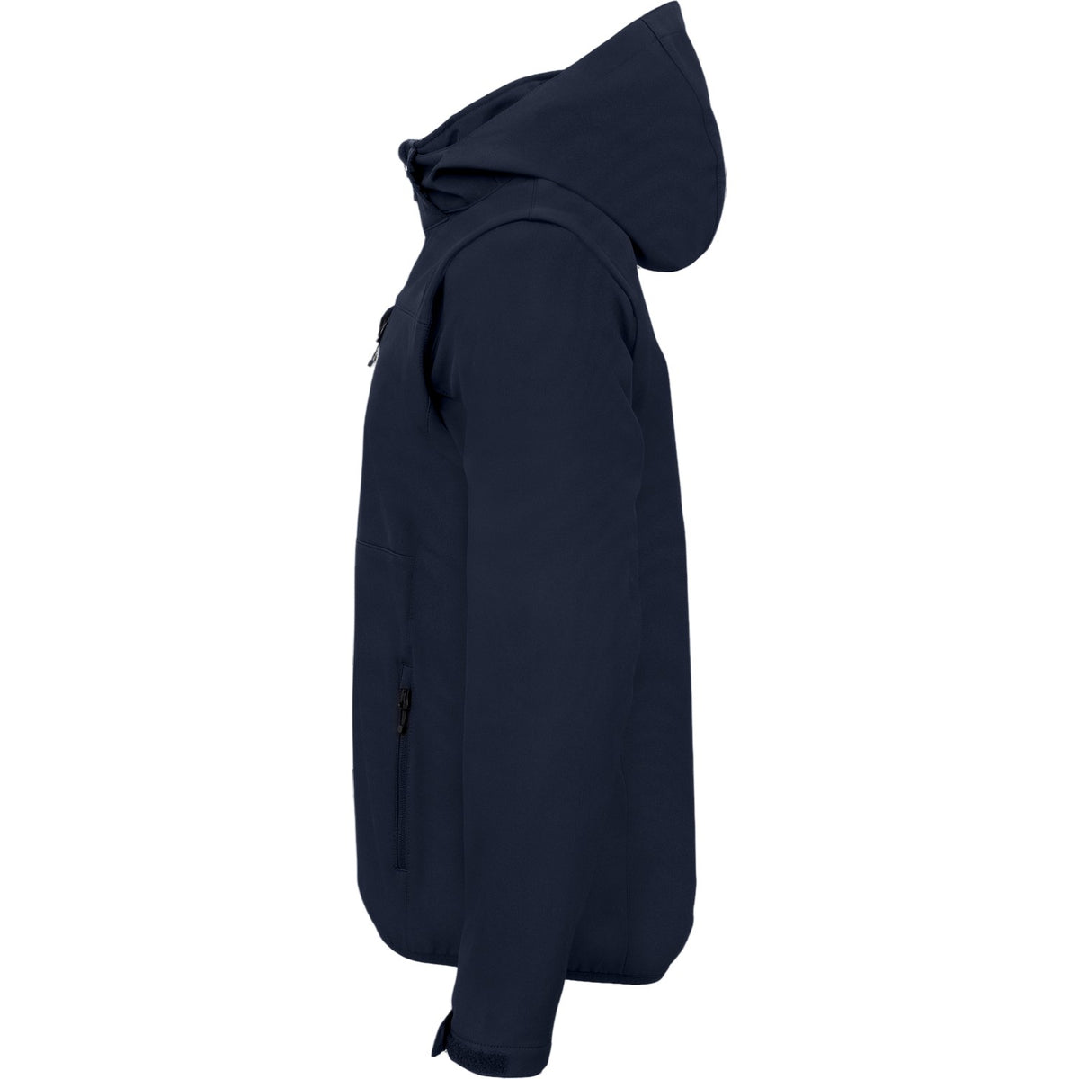 Dark Navy - Lifestyle - Clique Unisex Adult Classic 2 in 1 Zip-off Sleeves Soft Shell Jacket