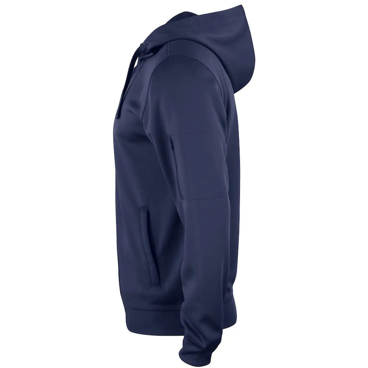Dark Navy - Lifestyle - Clique Mens Basic Active Full Zip Hoodie