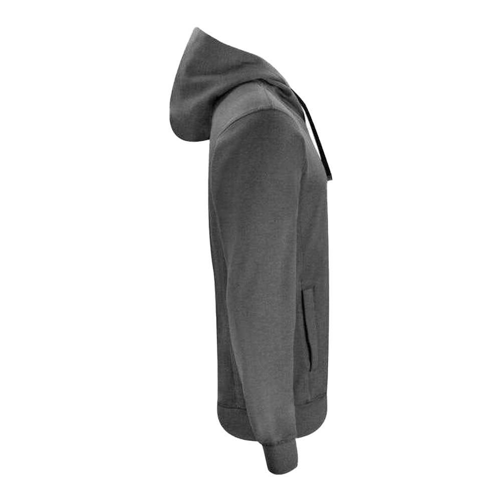 Anthracite Melange - Lifestyle - Clique Unisex Adult Classic Full Zip Hoodie