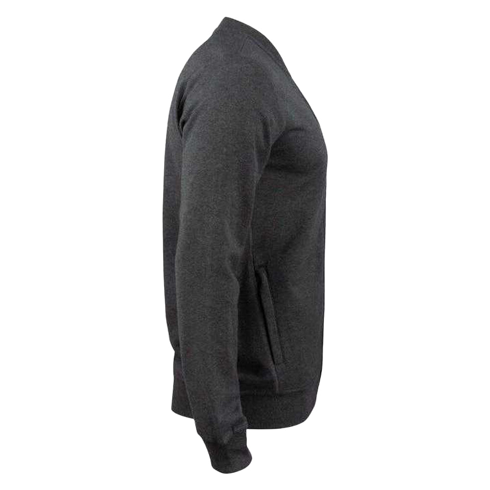 Anthracite Melange - Lifestyle - Clique Unisex Adult Premium Organic Cotton Cardigan