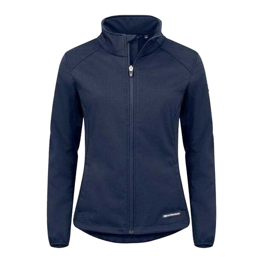 Dark Navy - Front - Cutter & Buck Womens-Ladies Oak Harbor Soft Shell Jacket
