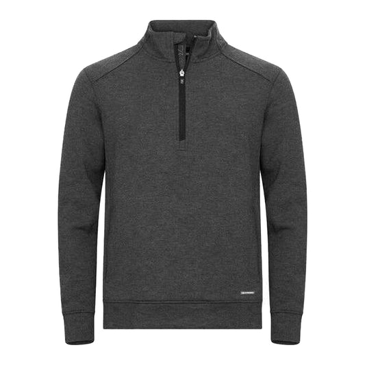 Anthracite - Front - Cutter & Buck Mens Pemberton Half Zip Pullover