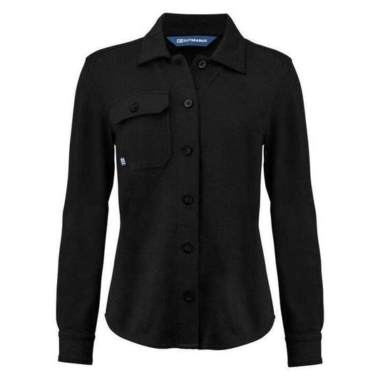Black - Front - Cutter & Buck Womens-Ladies Advantage Leisure Shirt
