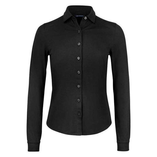 Black - Front - Cutter & Buck Womens-Ladies Advantage Shirt