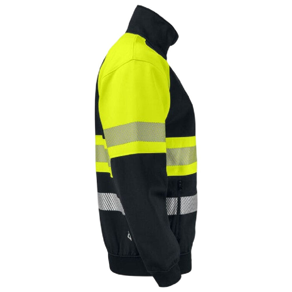 Yellow-Black - Lifestyle - Projob Mens 6120 Sweatshirt