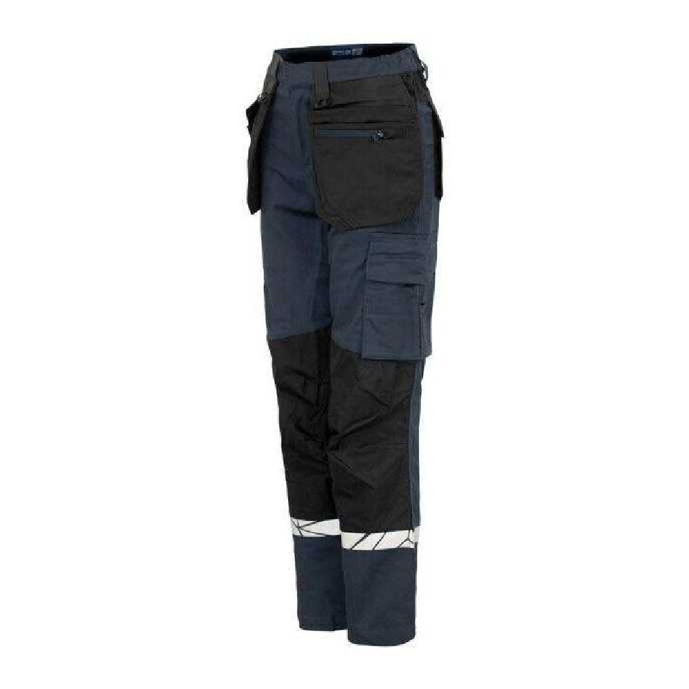Navy-Black - Pack Shot - Projob Womens-Ladies Progression 7513 Work Trousers