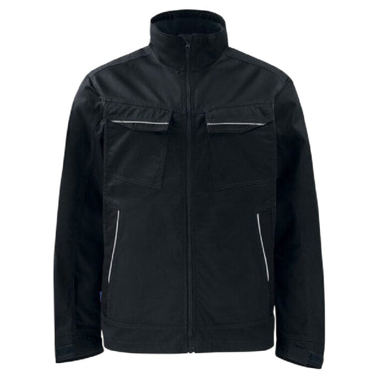 Black - Front - Projob Mens Prio 5425 Service Jacket