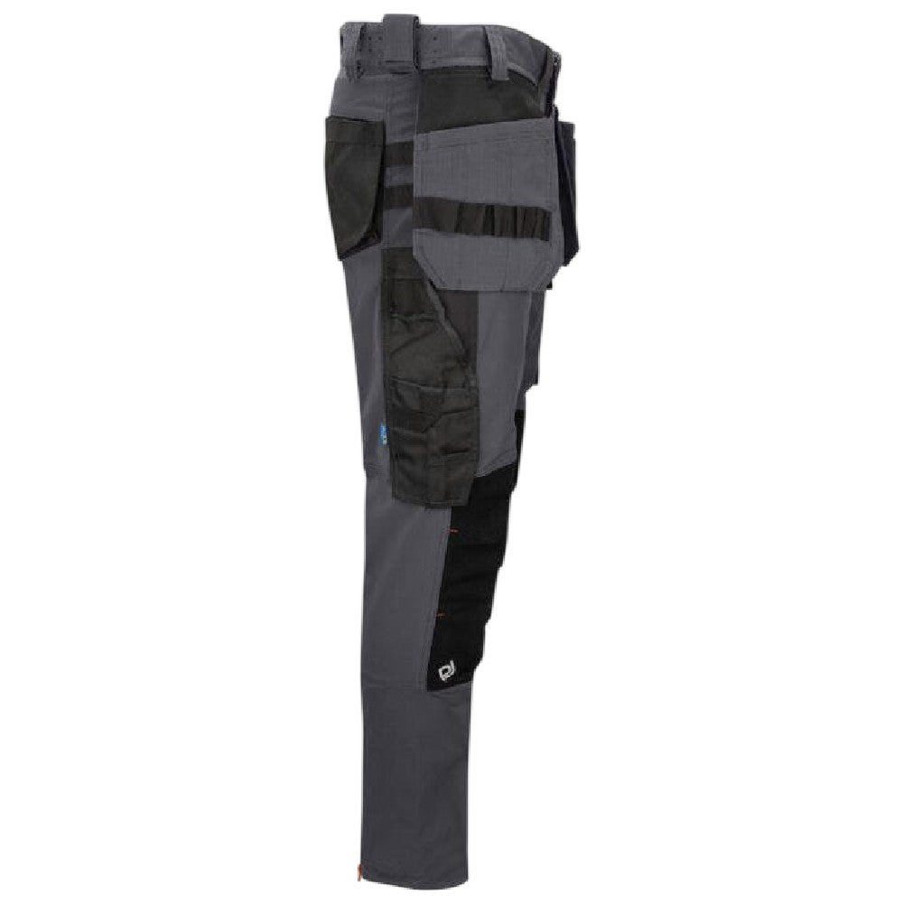 Grey - Lifestyle - Projob Mens 5550 Stretch Work Trousers