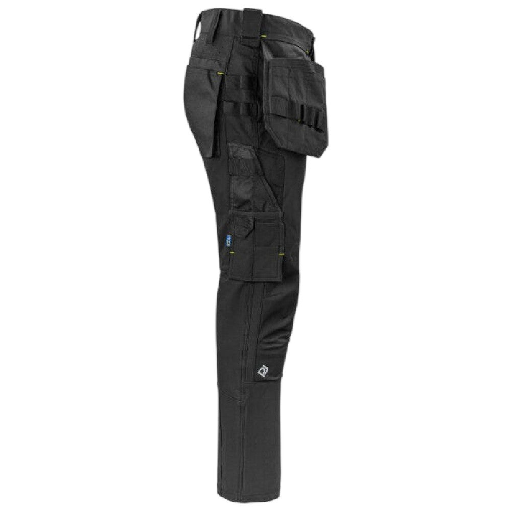 Black - Lifestyle - Projob Mens 5551 Stretch Work Trousers