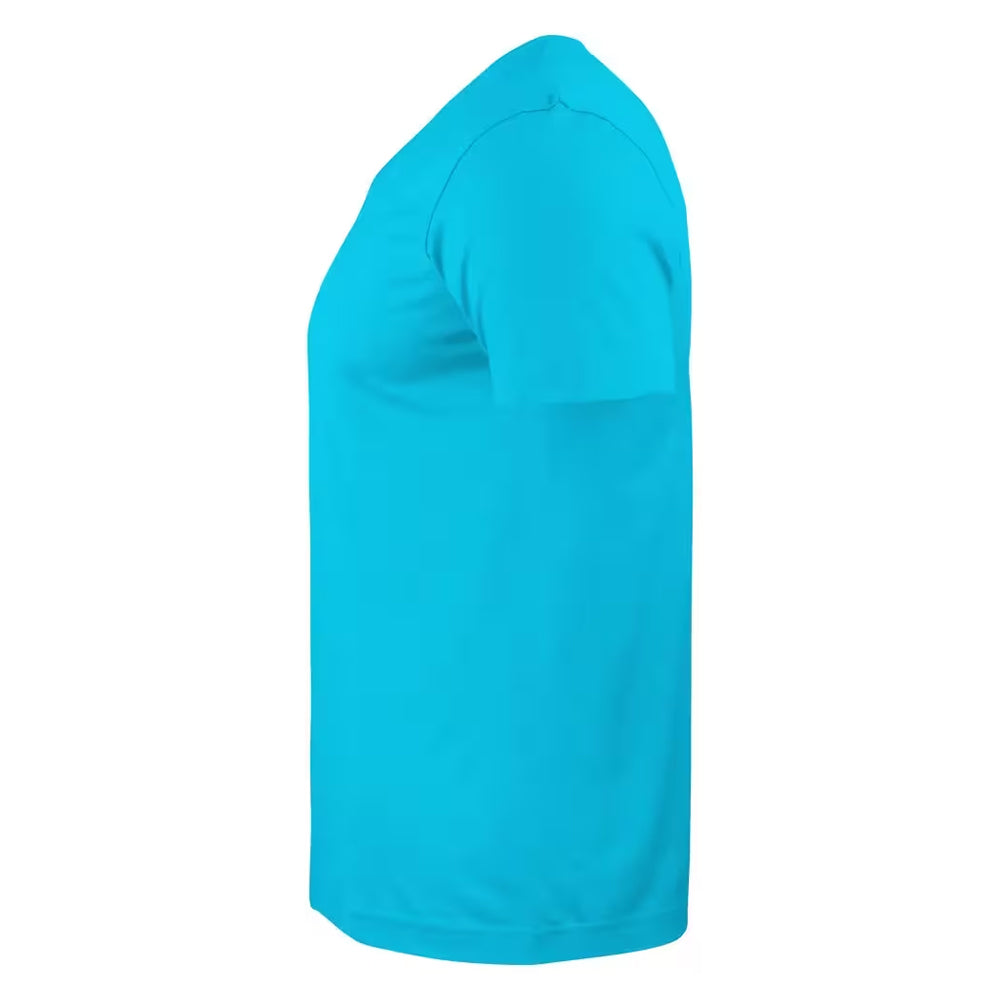 Turquoise - Lifestyle - Clique Mens Basic V Neck Short-Sleeved T-Shirt