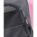Classic Pink-Graphite-Whi - Back - Quadra Teamwear Locker Duffle Bag (30 Litres)