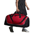 Classic Red-Black-White - Back - Quadra Teamwear Jumbo Kit Duffle Bag - 110 Litres