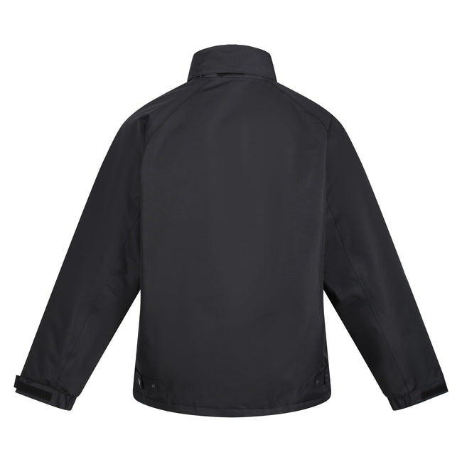 Black - Back - Regatta Hudson Waterproof Windproof Jacket - Mens Jackets