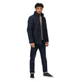 Navy Blue - Pack Shot - Regatta Mens Beauford Waterproof Windproof Jacket (Thermoguard Insulation)