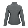 Seal Grey - Back - Regatta Ladies Uproar Softshell Wind Resistant Jacket