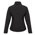 Black-Black - Back - Regatta Ladies Uproar Softshell Wind Resistant Jacket