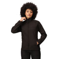 Black-Black - Side - Regatta Ladies Uproar Softshell Wind Resistant Jacket