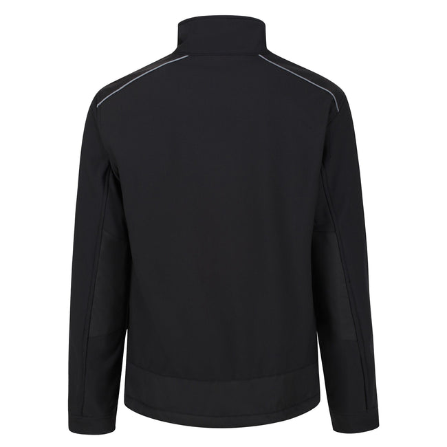 Black-Black - Back - Regatta Mens Sandstorm Workwear Softshell Jacket