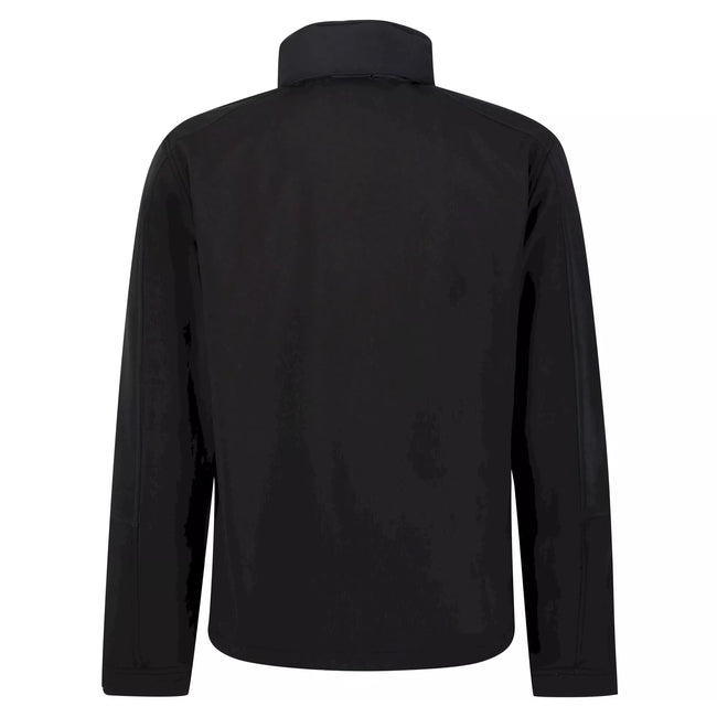 Black - Lifestyle - Regatta Reid Mens Softshell Wind Resistant Water Repellent Jacket