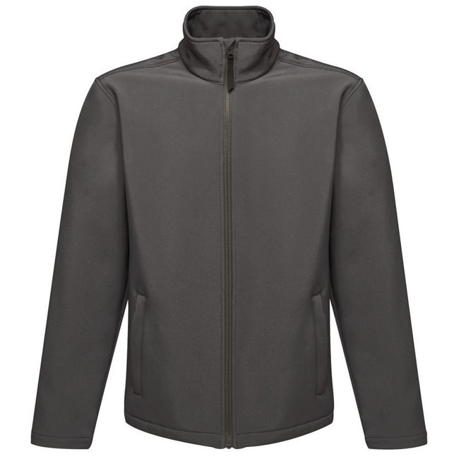 Seal Grey - Front - Regatta Reid Mens Softshell Wind Resistant Water Repellent Jacket