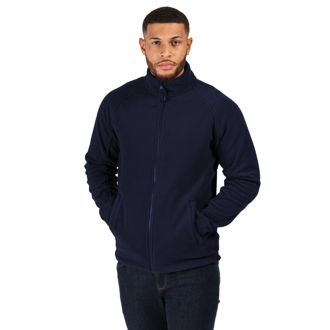 Dark Navy - Side - Regatta Mens Thor III Fleece Jacket