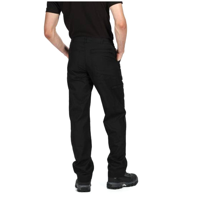 Black - Side - Regatta Mens New Action Trouser (Long) - Pants