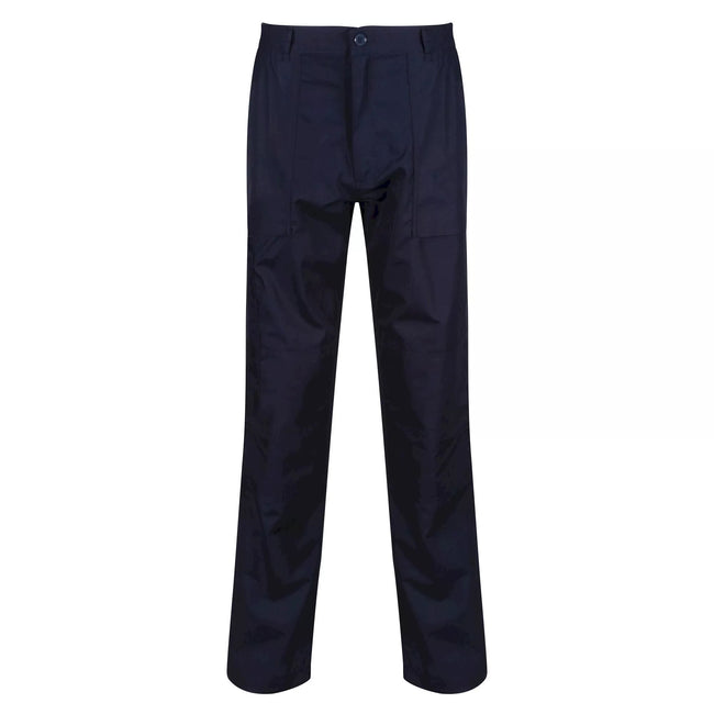 Navy Blue - Front - Regatta Mens New Action Trouser (Long) - Pants