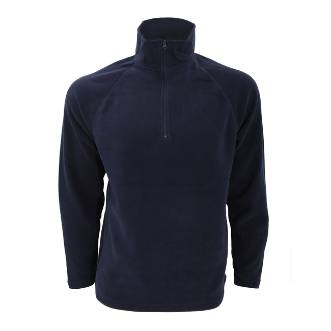 Navy Blue - Front - Result Mens Core Micron Anti-Pill Fleece Top