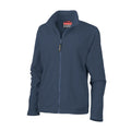 Navy Blue - Front - Result Ladies-Womens La Femme® High Grade Microfleece Jacket (490 GSM)