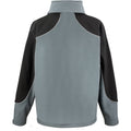 Grey-Black - Back - Result Mens Ice Fell Hooded Softshell Breathable Waterproof Jacket (345 GSM)