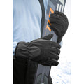 Black - Back - Result TECH Performance Sport Softshell Windproof Water Repellent Gloves