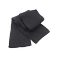 Charcoal - Front - Result Classic Heavy Knit Thermal Winter Scarf
