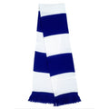 White-Royal - Front - Result Mens Heavy Knit Thermal Winter Scarf