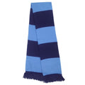 Navy-Sky - Front - Result Mens Heavy Knit Thermal Winter Scarf