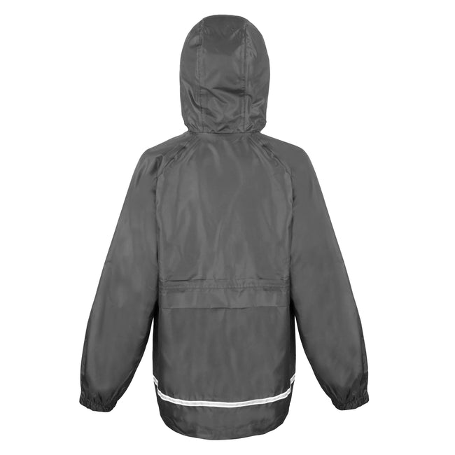 Black - Back - Result Childrens-Kids Core Youth DWL Jacket