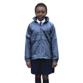 Navy Blue - Back - Result Childrens-Kids Core Youth DWL Jacket