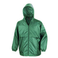 Emerald - Front - Result Mens Core Adult Windcheater Water Repellent Windproof Jacket