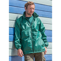 Emerald - Back - Result Mens Core Adult Windcheater Water Repellent Windproof Jacket