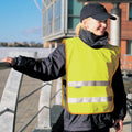 Hi-Vis Yellow - Back - Result Junior Kids Hi-Vis Tabard Jacket - Safetywear