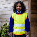 Hi-Vis Yellow - Lifestyle - Result Junior Kids Hi-Vis Tabard Jacket - Safetywear