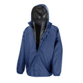 Navy Blue - Front - Result Mens Core 3-in-1 Jacket With Quilted Bodywarmer Jacket