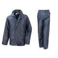 Navy Blue - Side - Result Mens Core Rain Suit (Trousers And Jacket Set)