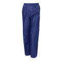 Navy Blue - Close up - Result Mens Core Rain Suit (Trousers And Jacket Set)
