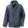 Navy Blue - Front - Result Mens Core Rain Suit (Trousers And Jacket Set)