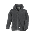 Oxford Grey - Front - Result Childrens-Kids Full Zip Active Anti Pilling Fleece Jacket